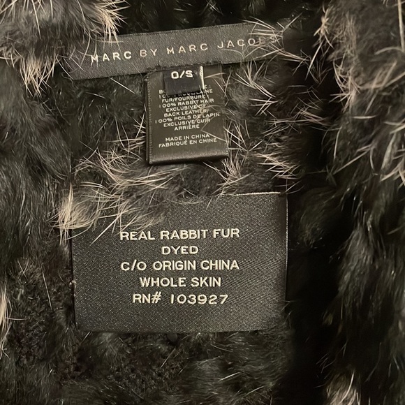 Marc Jacobs rabbit fur vest - Picture 2 of 4